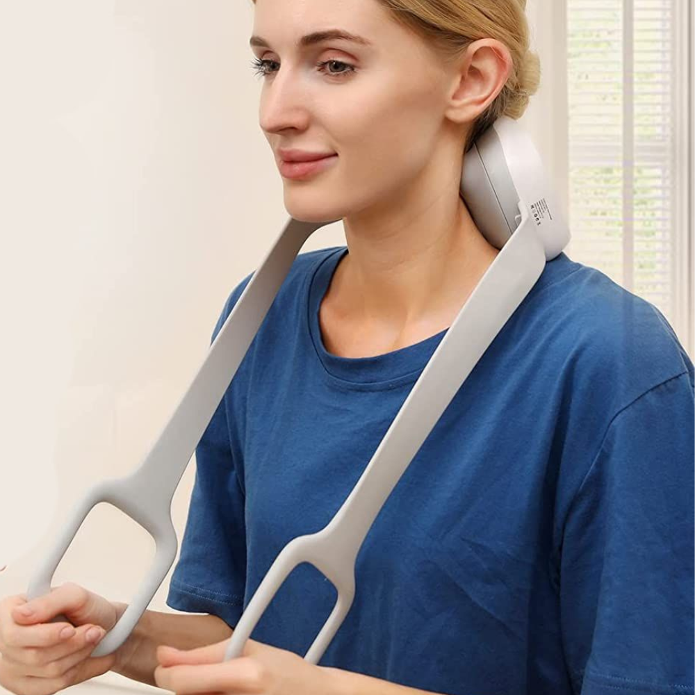 SimuBand - Cordless Shiatsu Neck Back Massager with Heat